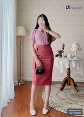 Chân Váy Xếp Vạt Kiểu UK Fashion Dễ Mặc, Dễ Phối UKCV2303009