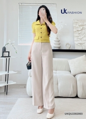 Quần Ống Rộng UK Fashion Trẻ Trung, Thanh Lịch, Hack Dáng UKQU2302003