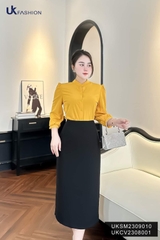 Chân Váy Bút Chì Dáng Dài UK Fashion Basic, Dễ Mặc, Dễ Phối UKCV2308001