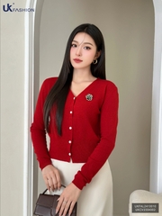 Áo Len Cúc Nẹp UK Fashion Công Sở Nữ Thanh Lịch, Nữ Tính Vải Mềm Mịn UKFAL2410010