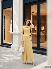 Áo cổ lá tay cúc nấm UKSM2609002 ( Áo rời không kèm CV/QU/PK )