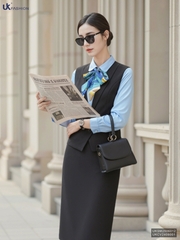 Gile cúc eo thanh lịch nữ tính UKSM2506012