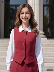 Gile 2 lớp cổ tròn sang trọng UKSM2511002
