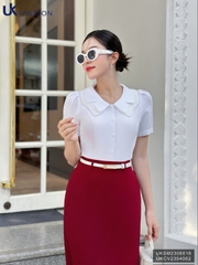 Áo Sơ Mi Cổ Kếp Ôm UK Fashion Xinh Đẹp, Nữ Tính UKSM2306018
