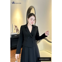 Áo Vest Túi 2 Cúc Bọc UK Fashion Chất Liệu Cao Cấp, Lên Form Đứng Dáng UKAK2310001