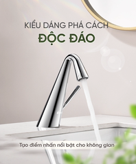 [Quà tặng] Vòi lavabo cao cấp Wolf Bath V60