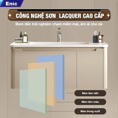 Bộ tủ gương lavabo phòng tắm cao cấp Enic BT11 70cm – 100cm