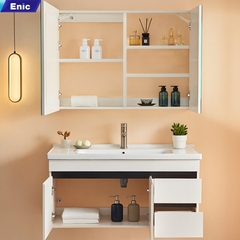 Bộ tủ gương lavabo phòng tắm thông minh Enic ST01 60cm – 100cm