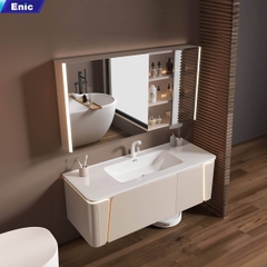 Bộ tủ gương lavabo phòng tắm cao cấp Enic BT63