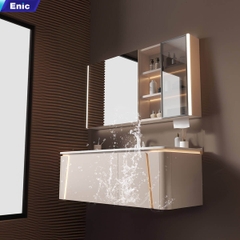 Bộ tủ gương lavabo phòng tắm cao cấp Enic BT63