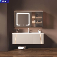 Bộ tủ gương lavabo phòng tắm cao cấp Enic BT63