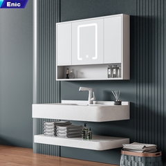 Bộ tủ gương lavabo phòng tắm cao cấp Wolf Bath 2T Pro