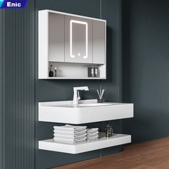 Bộ tủ gương lavabo phòng tắm cao cấp Wolf Bath 2T Pro