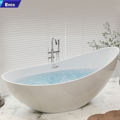Bồn tắm bán nguyệt nhựa Acrylic Wolf Bath BN01