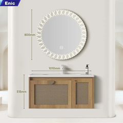 Bộ tủ phòng tắm mây đan Enic GM11