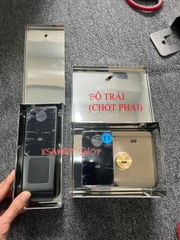 Bộ Hộp Inox Bảo Vệ Khóa Cổng Vân Tay