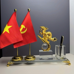 Bộ để bàn pha lê 11