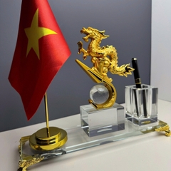 Bộ để bàn pha lê 11