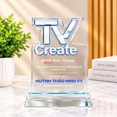 Cúp pha lê theo yêu cầu