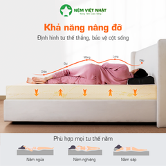 Nệm Foam Việt Nhật Latex Gold – Nâng Đỡ, Thoáng Mát Tối Ưu