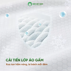 Nệm Cao Su Việt Nhật Coolax – Vững nâng đỡ, mát trọn giấc