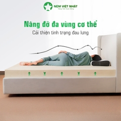 Nệm Cao Su Thiên Nhiên Việt Nhật Natural – Thế Hệ Mới Nâng Đỡ Hoàn Hảo, Xoa Dịu Mọi Cơn Nhức Mỏi