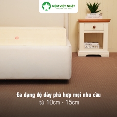 Nệm Cao Su Thiên Nhiên Việt Nhật Natural – Thế Hệ Mới Nâng Đỡ Hoàn Hảo, Xoa Dịu Mọi Cơn Nhức Mỏi