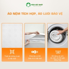 Nệm Cao Su Việt Nhật Coolax – Vững nâng đỡ, mát trọn giấc