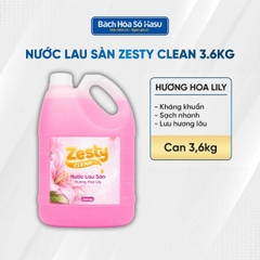 Nước lau sàn Zesty Clean hương lyly 3.6kg