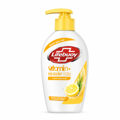 Nước rửa tay lifebuoy chanh vàng và sả 450g