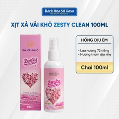 Zesty Clean nước xả vải khô hồng dịu êm 100ml