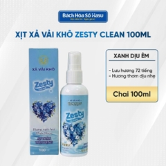 Zesty Clean nước xả vải khô xanh dịu êm 100ml