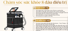 Chăm sóc sức khỏe 8 đầu điều trị