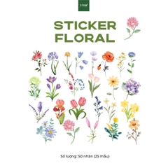 Giấy tự dính (sticker) cắt rời bộ 50 cái