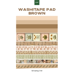 Giấy tự dính Washitape Pad khổ A5 xấp 3 tờ