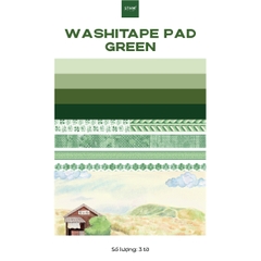 Giấy tự dính Washitape Pad khổ A5 xấp 3 tờ