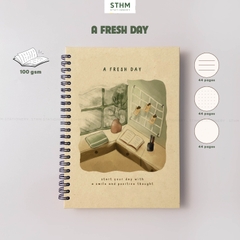 Sổ tay lò xo bìa cứng COZY A5