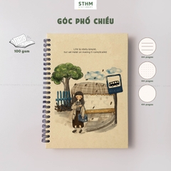Sổ tay lò xo bìa cứng COZY A5