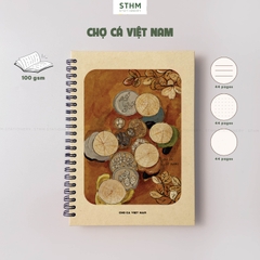 Sổ tay lò xo bìa cứng COZY A5
