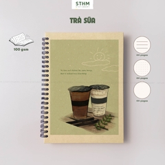 Sổ tay lò xo bìa cứng COZY A5