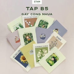 Tập B5 gáy nhựa 80 trang
