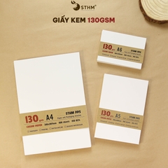 Giấy kem 130gsm xấp 100 tờ