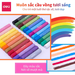 Bút sáp dầu DELI 24 màu