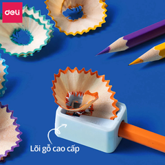 Bút chì màu DELI hộp thiếc