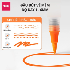 Bút sơn màu ACRYLIC MARKER DELI dạng Roller