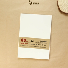 Giấy kem 80gsm xấp 100 tờ