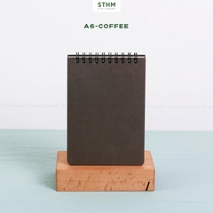 Sổ tay lò xo bìa trơn Basic notebook A6