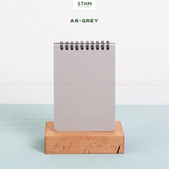 Sổ tay lò xo bìa trơn Basic notebook A6