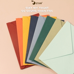 Bao thư giấy mỹ thuật xấp 5 cái