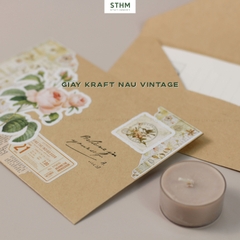 Bao thư handmade kèm ruột thư xấp 5 cái A6